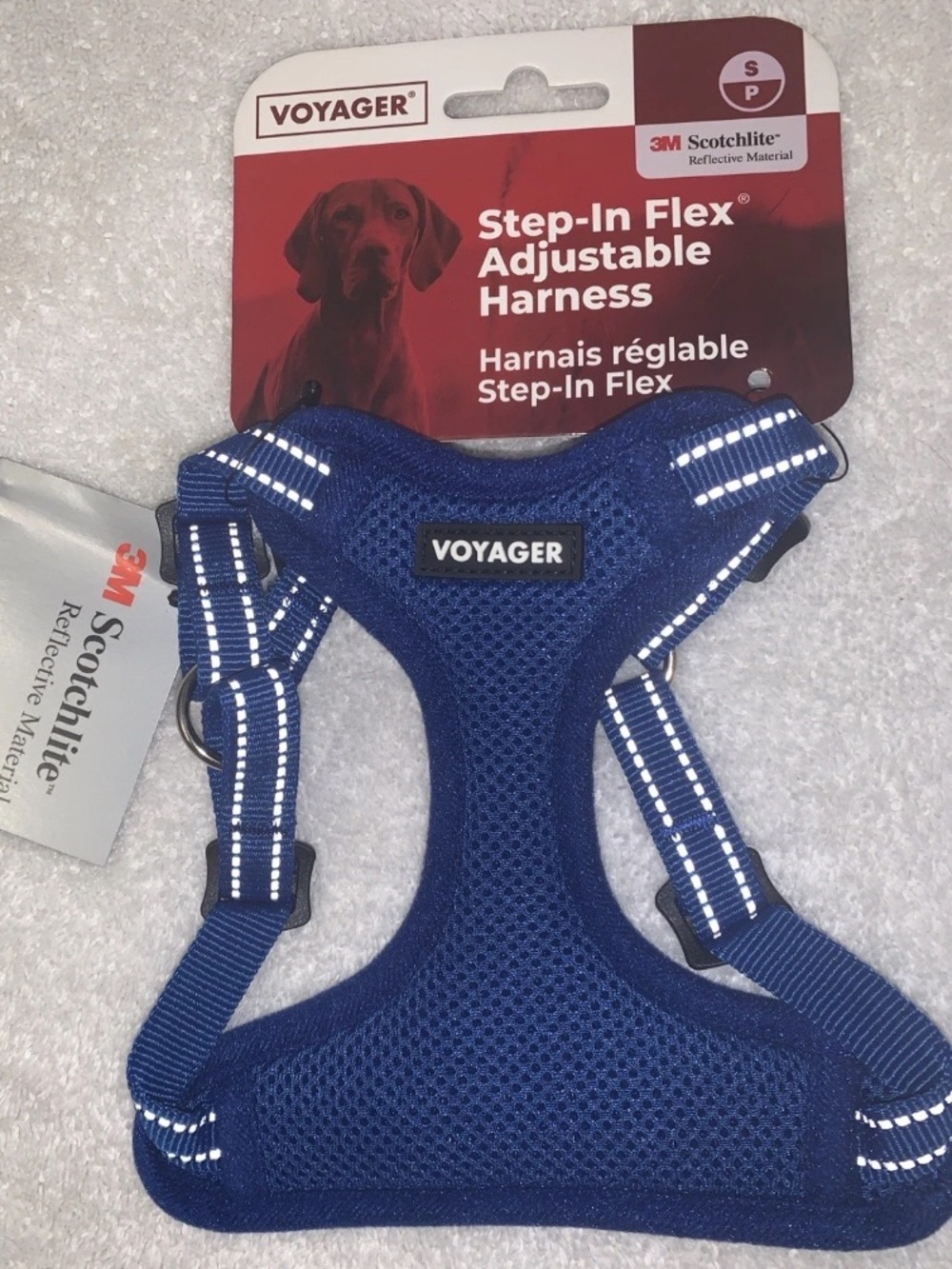 🎄🧑‍🎄 Voyager Blue Adjustable Step-in Mesh Dog Harness Small Breeds NWT